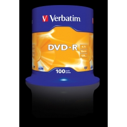 VERBATIM DVD-R  4.7GB X16 *100